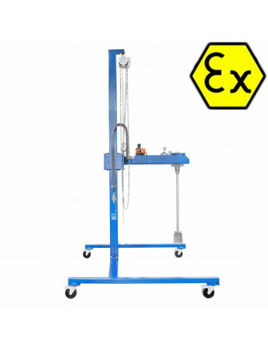 Mieszalnik pneumatyczny stacjonarny do kontenerów IBC MSRP-5000 EKO Ex