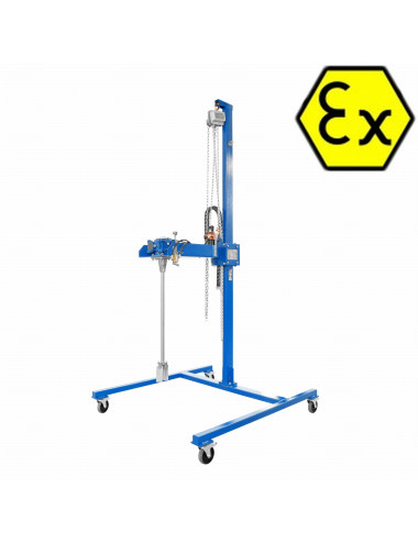 Mieszalnik pneumatyczny stacjonarny do kontenerów IBC MSRP-5000 EKO Ex